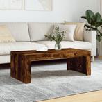 vidaXL Salontafel 102x50x36 cm bewerkt hout gerookt, Huis en Inrichting, 100 tot 150 cm, Verzenden, Nieuw, 50 tot 100 cm