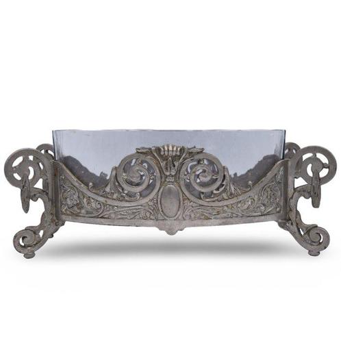 Jardinière - Kristal, Tin, Antiek en Kunst, Kunst | Designobjecten