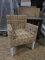 Showroommodel Reyhan dining tuinstoel naturel rotan ( set, Tuin en Terras, Tuinsets en Loungesets, Ophalen of Verzenden, Nieuw