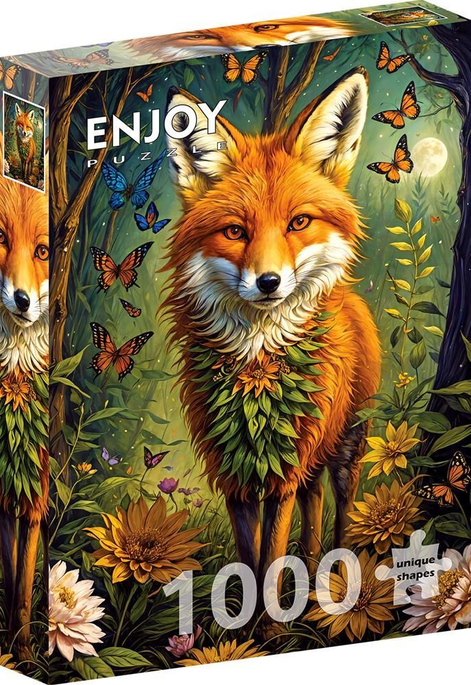Enchanted Fox Puzzel (1000 stukjes) | Enjoy Puzzle - Puzzels, Hobby en Vrije tijd, Denksport en Puzzels, Nieuw, Verzenden