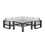 Garden Impressions Plaza lounge dining set 4-delig - desert, Nieuw, Verzenden