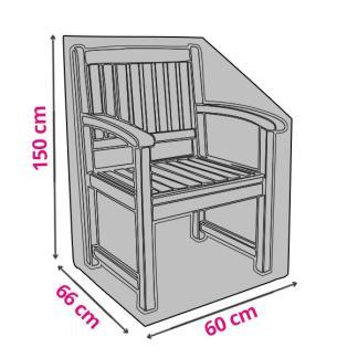 Tuinstoelhoes | Perel | 60 x 66 x 150 cm (PE, Groen), Tuin en Terras, Tuinmeubel-accessoires, Nieuw, Verzenden