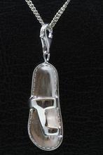 Zilveren Teenslipper groot zilver hanger en/of bedel, Verzenden, Nieuw