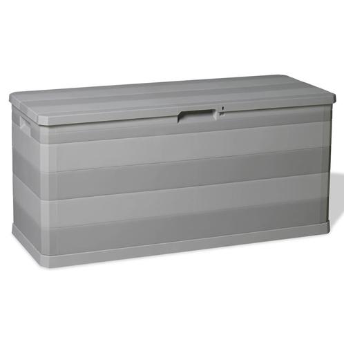 vidaXL Tuinbox 117x45x56 cm grijs, Tuin en Terras, Overige Tuin en Terras, Nieuw, Verzenden