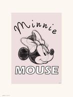 Kunstdruk Disney Minnie Mouse 30x40cm, Verzenden, Nieuw