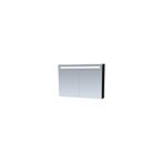 Spiegelkast Double Face Exclusive Line 100cm Hoogglans Zwart, Ophalen of Verzenden, Nieuw, Bad
