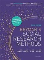 Brymans Social Research Methods, 9780198796053, Boeken, Studieboeken en Cursussen, Zo goed als nieuw, Studieboeken, Verzenden