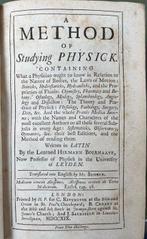 Herman Boerhaave - A Method of Studying Physick (and)