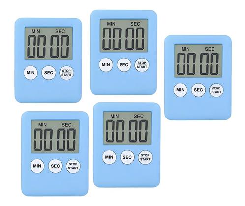 Set van 5 digitale timers, kookwekkers, alarmklokken babybl, Doe-het-zelf en Verbouw, Gereedschap | Handgereedschap, Nieuw, Ophalen of Verzenden