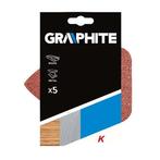 Graphite schuurpapier Multi K60 - 95x135mm (5 st.), Doe-het-zelf en Verbouw, Gereedschap | Schuurmachines, Nieuw, Verzenden