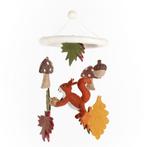 Vilten Mobiel Eekhoorn Herfstbos - 19x50cm NIEUW, Kinderen en Baby's, Kinderkamer | Inrichting en Decoratie, Nieuw, Ophalen of Verzenden