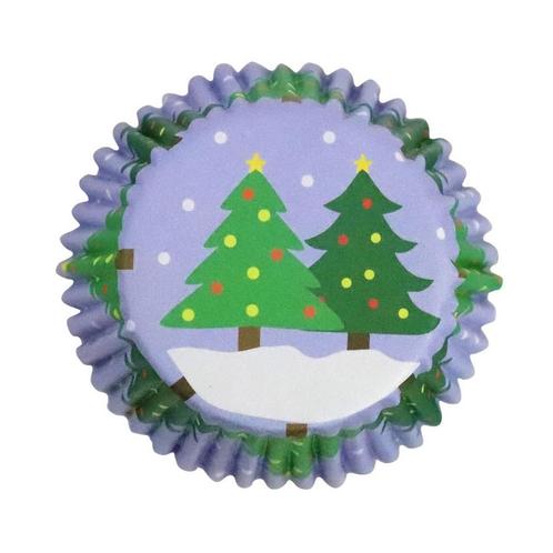 Cupcake cups PME Kerstbomen 30 stuks, Hobby en Vrije tijd, Taarten en Cupcakes maken, Nieuw, Verzenden