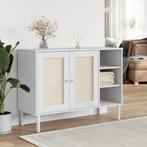 vidaXL Dressoir SENJA 112x40x80 cm rattan look massief, Huis en Inrichting, Kasten | Dressoirs, 100 tot 150 cm, Verzenden, Nieuw