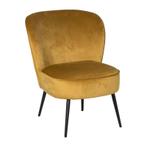 Fauteuil Frida - geel - 77x69x60 cm, Huis en Inrichting, Fauteuils, Verzenden, Nieuw