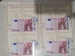 Europese Unie - Italië. - 4 x 10 Euro 2002/2005 Duisenberg