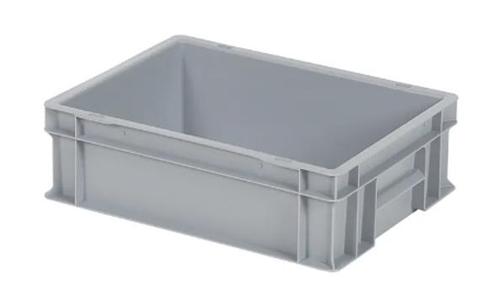 Stapelbak 40x30x12 cm, gebruikt - Grijs, Per stuk, Doe-het-zelf en Verbouw, Kratten en Dozen, Minder dan 50 cm, Gebruikt, Bak of Kist