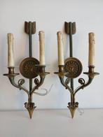 Wandlamp (2) - Brons - In de stijl van Maison Baguès, Antiek en Kunst