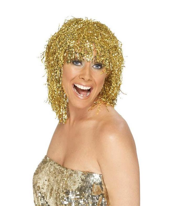 Pruik twinkle goud, Kleding | Heren, Carnavalskleding en Feestkleding, Verzenden