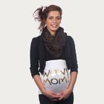 Op en Top Zwanger Zwangerschaps Buikband Wow Mom Wit/Goud, Kleding | Dames, Positiekleding, Verzenden, Nieuw