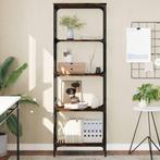 vidaXL Boekenkast 5-laags 59x35x171 cm bewerkt hout gerookt, Huis en Inrichting, Kasten | Boekenkasten, Verzenden, Nieuw, Overige houtsoorten