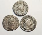 Romeinse Rijk. Gallienus (253-268 n.Chr.). Lot of 3 BI