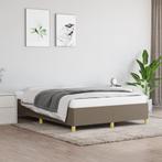 Bedframe Stof Taupe 140x190 - OP = OP - Slaapkamer Upgrade!, Huis en Inrichting, Nieuw, Tweepersoons, 140 cm, 190 cm of minder