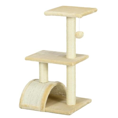 TRUUSK Krabpaal 72 Cm Kattentoren Met Pluche Ballen, Sisal S, Dieren en Toebehoren, Katten-accessoires, Nieuw, Verzenden