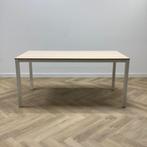 Tweedehands VEPA kantinetafel, (bxd) 160x80 cm, midden-eiken, Ophalen of Verzenden, Gebruikt, Bureau