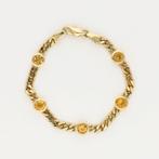 Armband - 14 karaat Geel goud Citrien, Sieraden, Tassen en Uiterlijk, Armbanden, Nieuw