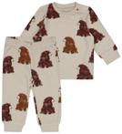 HEMA Baby pyjama velvet beren wit sale