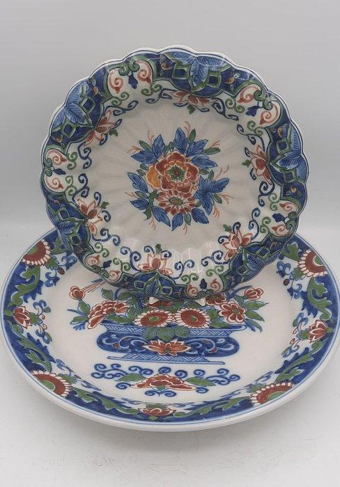 Tichelaar Makkum - Wandbord (2) - Aardewerk, Antiek en Kunst, Antiek | Glas en Kristal