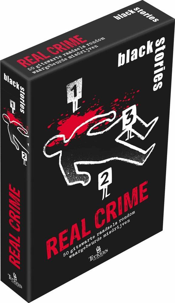 Black Stories Real Crime | Tuckers Fun Factory -, Hobby en Vrije tijd, Gezelschapsspellen | Kaartspellen, Nieuw, Verzenden