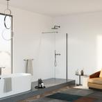 Inloopdouche 140x200 8mm Nano glas gun metal serie Silvio, Verzenden, Nieuw