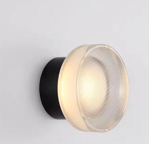 Nordic Ronde Wandlamp – Luxe Minimalistisch Glas Design, Huis en Inrichting, Lampen | Spots, Nieuw, Verzenden