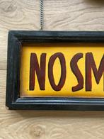 No Smoking - Reclamebord - Hout, Hars