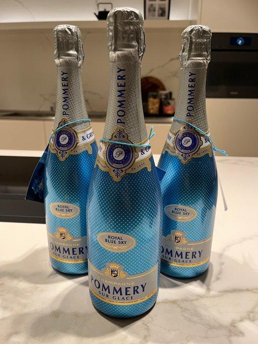 Pommery - Reims - 3 Fles (0,75 liter), Verzamelen, Wijnen