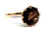 Zonder Minimumprijs - Ring - 14 karaat Geel goud Quartz -, Sieraden, Tassen en Uiterlijk, Ringen, Nieuw