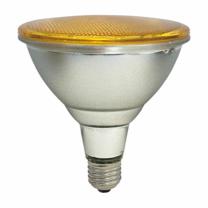Ledmaxx LED PAR38 Gekleurd E27 15W 90° | IP65 | Geel, Huis en Inrichting, Lampen | Overige, Nieuw, Ophalen of Verzenden