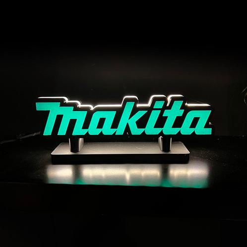 Makita Powertools Logo LED Lichtbox | 5V USB, Huis en Inrichting, Lampen | Tafellampen, Nieuw