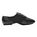 Zwarte jazzschoen met elastisch neopreen - Suède splitzool -, Nieuw, Verzenden