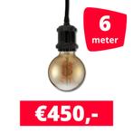 LED Railverlichting Horeca Craft Black 6 spots + 6M rails, Ophalen of Verzenden