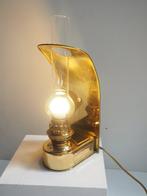 Den Haan Rotterdam - Wandlamp - Glas, Messing - Nautische, Antiek en Kunst, Curiosa en Brocante