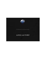 1992 ALPINE A610 TURBO BROCHURE NEDERLANDS, Nieuw, Author