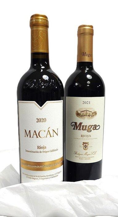 2020 Benjamín de Rothschild & Vega Sicilia, Macán Dorado &, Verzamelen, Wijnen