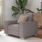 vidaXL Sofa Stoel Taupe 60 cm Stof, Huis en Inrichting, Banken | Bankstellen, Verzenden, Nieuw, Stof