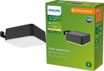 Philips Vynce solar wandlamp vierkant - zwart, Ophalen of Verzenden, Zo goed als nieuw