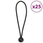 vidaXL Spanelastieken met ballen 25 st 21x0,5 cm, Caravans en Kamperen, Tentaccessoires, Verzenden, Nieuw