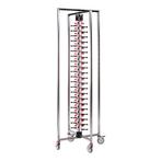 Bordenrek | 84 Borden | Inklapbaar | 189 x 48 x 48 cm, Verzenden, Nieuw in verpakking