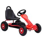 vidaXL Skelter met pedalen en pneumatische banden rood, Kinderen en Baby's, Speelgoed | Buiten | Voertuigen en Loopfietsen, Verzenden