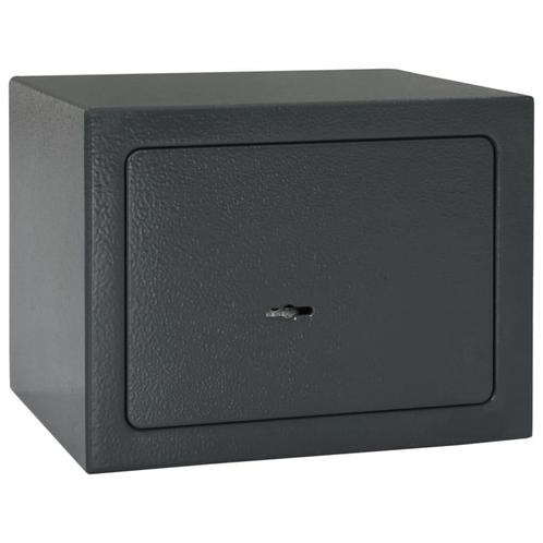 vidaXL Veiligheidsbox met Sleutelkluis Donkergrijs 17x23x17, Huis en Inrichting, Brandblussers en Brandkasten, Nieuw, Verzenden